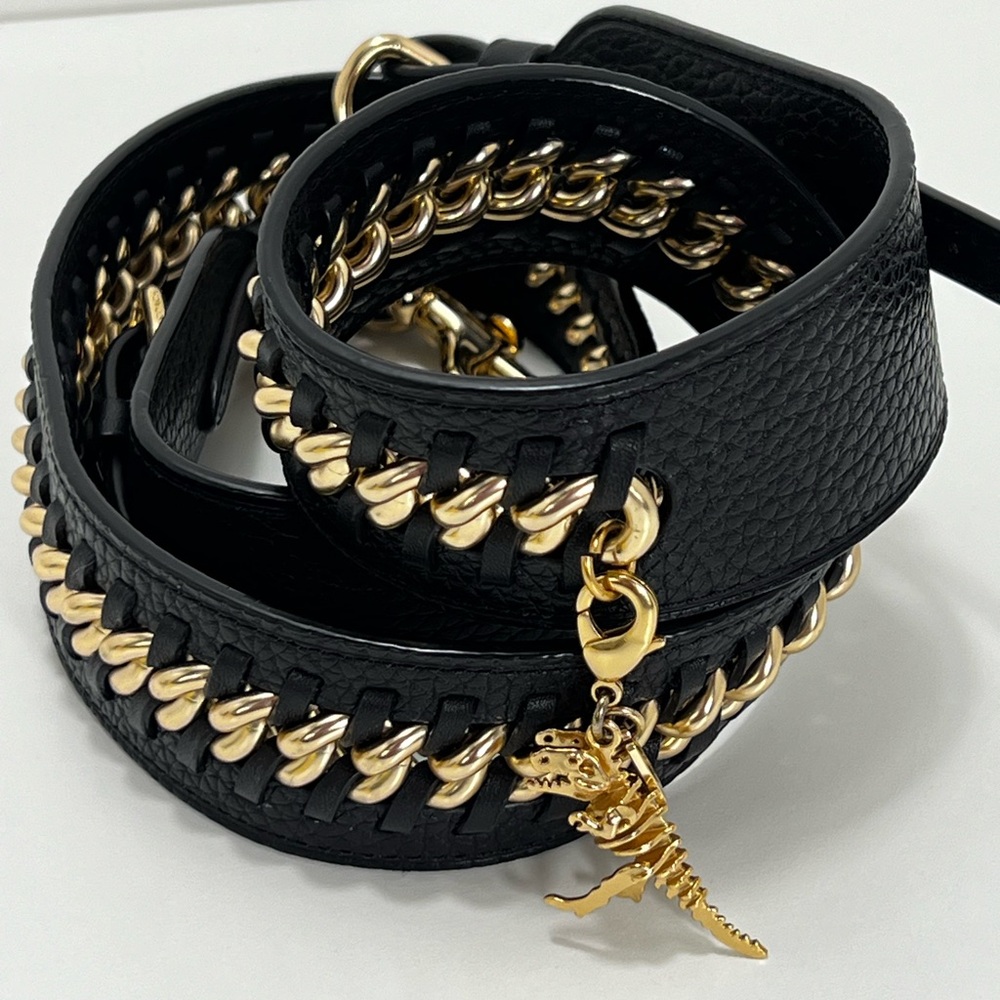 Coach Rexy Black Pebble Leather Purse Strap